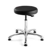 Bevco 3350C2-V Versa ISO 5 Adjustable Cleanroom Vinyl Stool with Specifications