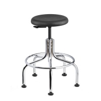 Bevco 3610C1-P Cleanroom Class 10 Polyurethane Stool with Specifications