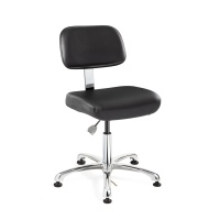 Bevco 5050E2 Doral ESD ISO 5 Cleanroom Vinyl Chair Non Tilt with Specifications