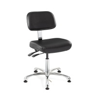 Bevco 5051E2 Doral ESD ISO 5 Cleanroom Vinyl Chair Seat and Back Tilt with Specifications