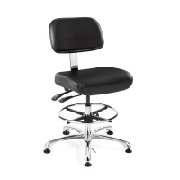 Bevco 5551E2 Doral ESD and ISO 5 Cleanroom Vinyl Chair with Specifications