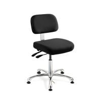 Bevco 8051 Doral E ESD Upholstered Chair Tilt Seat and Back ESD Glides with Specifications