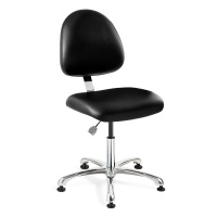 Bevco 9050MC1 Integra CR Upholstered Vinyl Cleanroom Class 10 Chair Medium Back with Specifications
