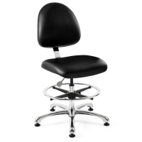 Bevco 9550MC2 Integra CR Cleanroom Class 100 Vinyl Chair Medium Back with Specifications