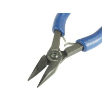 Swanstrom S831E 7in. Plier, Long Nose, Hi Lev, Serrated, Ergo Handle