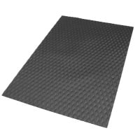 ACL Staticide 6003660 ESD Traction Floor Mat, Black, 1/18" Thickness, 36" x 60"