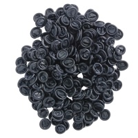 ACL Staticide 80LA-S Black Anti-Static Powder-Free Latex Finger Cot, Small, 720 Pcs/Pk, 4 Pks/Case