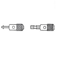 ASG 64328 Hex Millimeter Adaptors 1-4 in hex 4 mm
