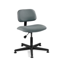 Bevco 4000-F-GRY Westmound Gray Fabric Chair 5 Star Base with Specifications