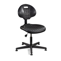 Bevco 7000-BLK Everlast Black Polyurethane Non Tilt Chair with Specifications