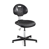 Bevco 7000C1-BLK Everlast ISO 4 Cleanroom Black Polyurethane Chair with Specifications