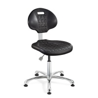 Bevco 7050C1-BLK Everlast ISO 4 Cleanroom Black Polyurethane Chair with Specifications