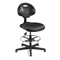 Bevco 7500-BLK Everlast Black Polyurethane Chair Non Tilt with Specifications