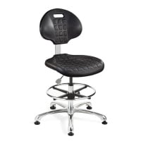 Bevco 7550-BLK Everlast Black Polyurethane Chair Non Tilt with Specifications