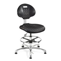 Bevco 7550E Everlast ECR Polyurethane ESD Chair Cleanroom Class 10 with Specifications