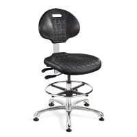 Bevco 7551-BLK Everlast Black Polyurethane Chair Seat &amp