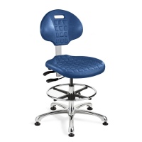 Bevco 7551-BLU Everlast Blue Polyurethane Chair with a Seat and Back Tilt with Specifications