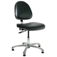 Bevco 9050MC4 Integra CR Upholstered Vinyl Cleanroom Class 10000 Medium Back Chair with Specifications