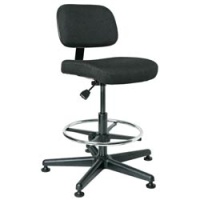 Bevco 9051M-E Integra E Upholstered ESD Medium Back Chair with Specifications