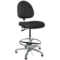 Bevco 9550M-E Integra E Upholstered ESD Medium Back Chair with Specifications