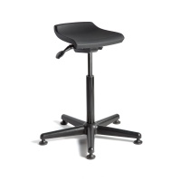 Bevco D3505 Ergo Deluxe Sit Stand with Black Nylon Base
