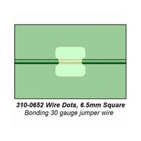 CircuitMedic 310-1002 Wire Dots .394 Inch Square pack of 210