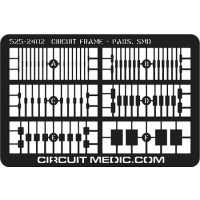 CircuitMedic 525-2402-1 Circuit Frame, SMD Pads, Bright Tin Plated