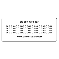 CircuitMedic B6-080-0730-127 Flextac Rework Stencil 7 x 30 mm - Pack of 10