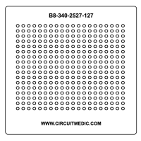 CircuitMedic B8-340-2527-127 Flextac Rework Stencil 25 x 27 mm - Pack of 10
