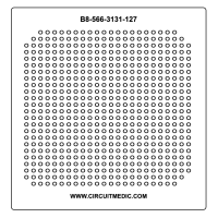 CircuitMedic B8-566-3131-127 Flextac Rework Stencil 31 x 31 mm - Pack of 10