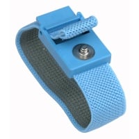 Desco 04560 Trustat Wristband- Blue Elastic 4mm Snap