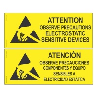Desco 06750 ESD Warning Area Sign RS-471