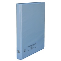 Desco 07430 ESD Dissipative Binder with Clear Pocket 0.5 in