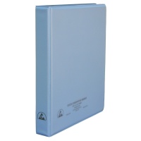 Desco 07431 ESD Dissipative Binder with Clear Pocket 1 in