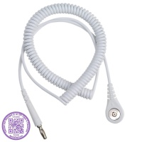 DES 09208 Cord, Coil, Jewel, Magsnap, White, 6', Clean Pack