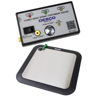 Desco ESD 19283 Wrist Strap and Footwear Combo Tester with Footplate