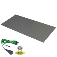 Desco 66225 Grey Dual Layer Rubber Mat .060 x 30 x 60 inch