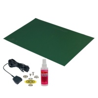 Desco 66431 Statfree T2 Plus Dissipative Rubber Green Mat Kit 24 x 48 In
