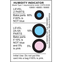 Desco 13869 Humidity Indicator Cards- J-STD-0338
