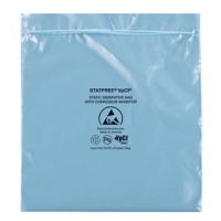 Desco 14172 Statfree VpCI-125 Vapor Corrosion Inhibitor Blue ESD Zip Bag 4x6in. Pack of 100