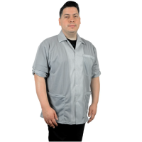 Desco 74324 Smock Statshield Jacket Convertible Sleeves Grey XL