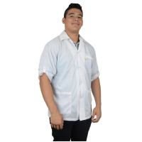 Desco 74336 Smock Statshield Jacket Convertible Sleeves White 3 XL