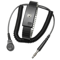 Desco 95041 Wrist Strap Metal Adjustable Black