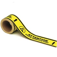 ESD Systems S5700 Attention Isle and Floor Marking Tape, 3in x 18yds, 3in core