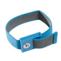 ESD Systems S0101B Adjustable Wrist Strap, 1/8 (4mm) Snap, Blue, Band Only