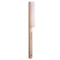 Excelta 186 Two Star 8.5 in White Nylon Bench Brush Wooden Handle