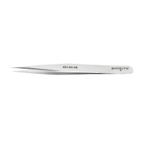 Excelta 231-SA-SE One Star 4.38 inch Strong Precision Tip Tweezer
