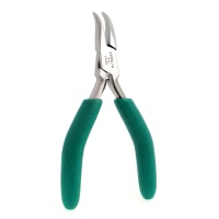 Excelta 2629 Two Star 4.5 inch Stainless Steel Bent Nose Pliers