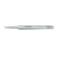 Excelta 2A-SA-SE One Star 4.75 in. Flat Tip Electronic Style Tweezer