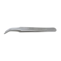 Excelta 2AB-SA-PI Two Star 4.5 in. Flat Tip Electronic Style Tweezer
